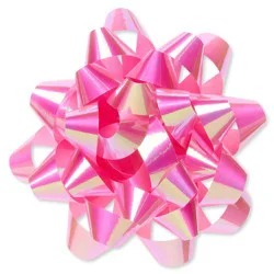 American Greetings Pink Iridescent Gift Bow