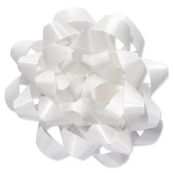 American Greetings White Confetti Gift Bow