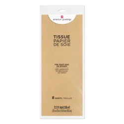 American Greetings Kraft Tissue Paper, 8 ct