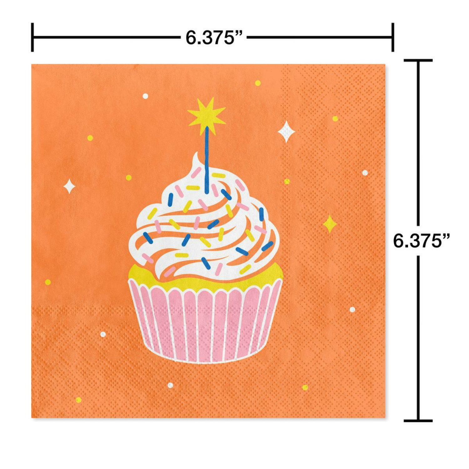 slide 2 of 2, American Greetings Birthday Cupcake Lunch Napkins, 20 ct
