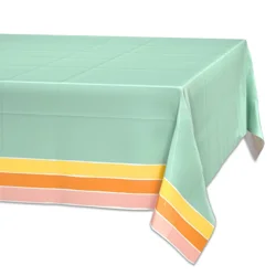 American Greetings Birthday Plastic Table Cover, Colorful Brushstroke