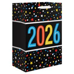 American Greetings Medium Graduation Gift Bag - 2026 Confetti