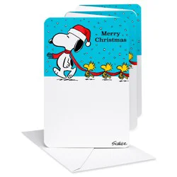 American Greetings Peanuts Snoopy Christmas Card