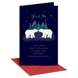 American Greetings Romantic Christmas Card