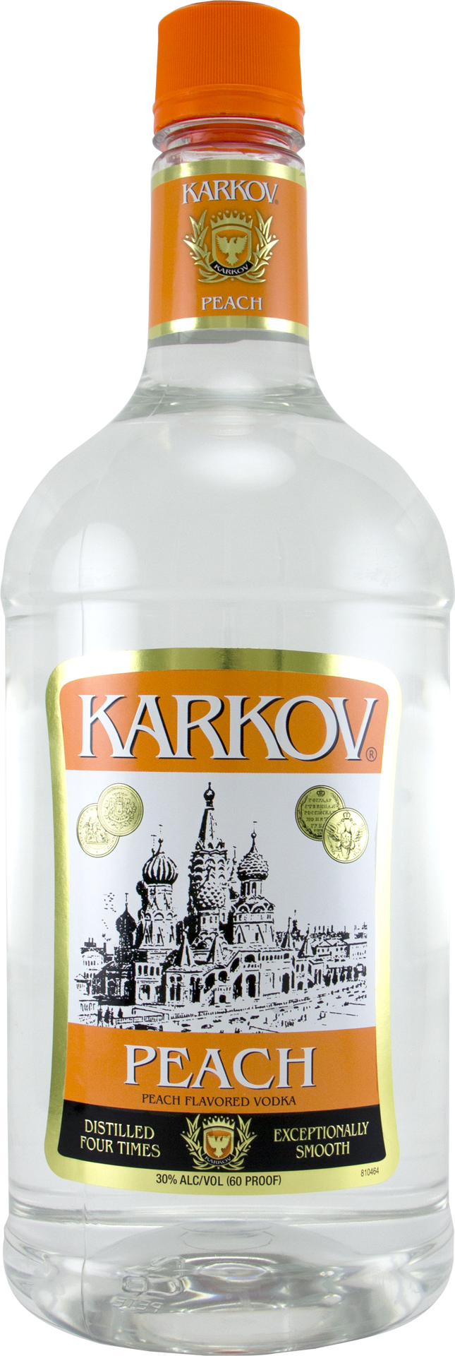 slide 1 of 1, Karkov Peach Karkov Peach Vodka, 1.75 liter