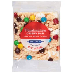 Best Maid Cookie Company M&M's Candies Marshmallow Crispy Bar 3.4 oz