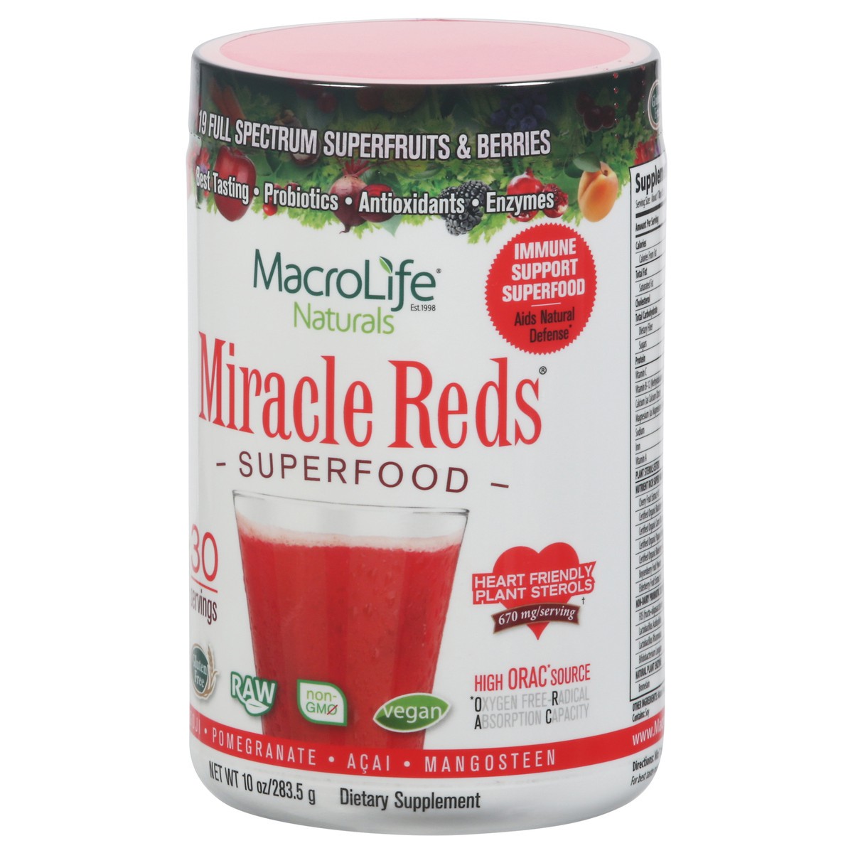 slide 5 of 10, MacroLife Naturals Miracle Reds Superfood 1 10 oz, 10 oz