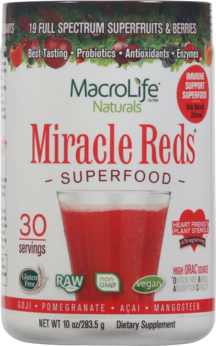 slide 9 of 10, MacroLife Naturals Miracle Reds Superfood 1 10 oz, 10 oz