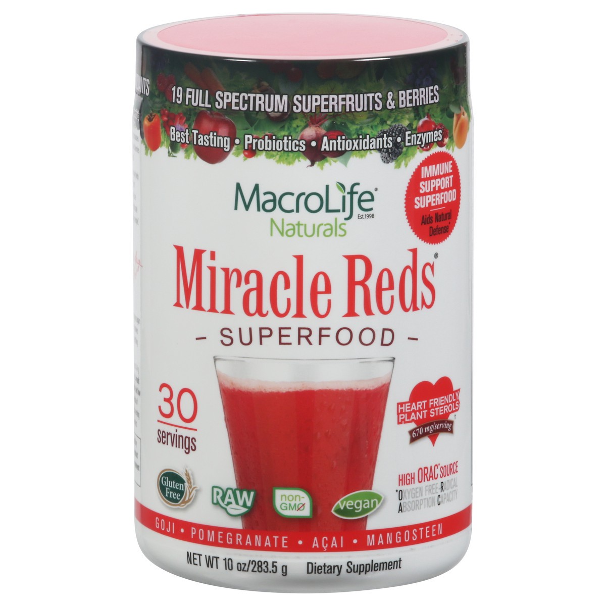 slide 6 of 10, MacroLife Naturals Miracle Reds Superfood 1 10 oz, 10 oz
