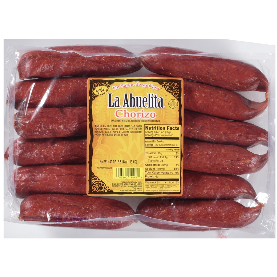 slide 1 of 1, La Abuelita Bulk Chorizo, 2.5 oz