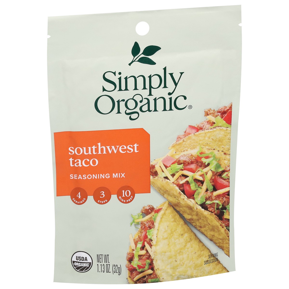 slide 4 of 9, Simply Organic Southwest Taco Seasoning Mix, 1.13 oz