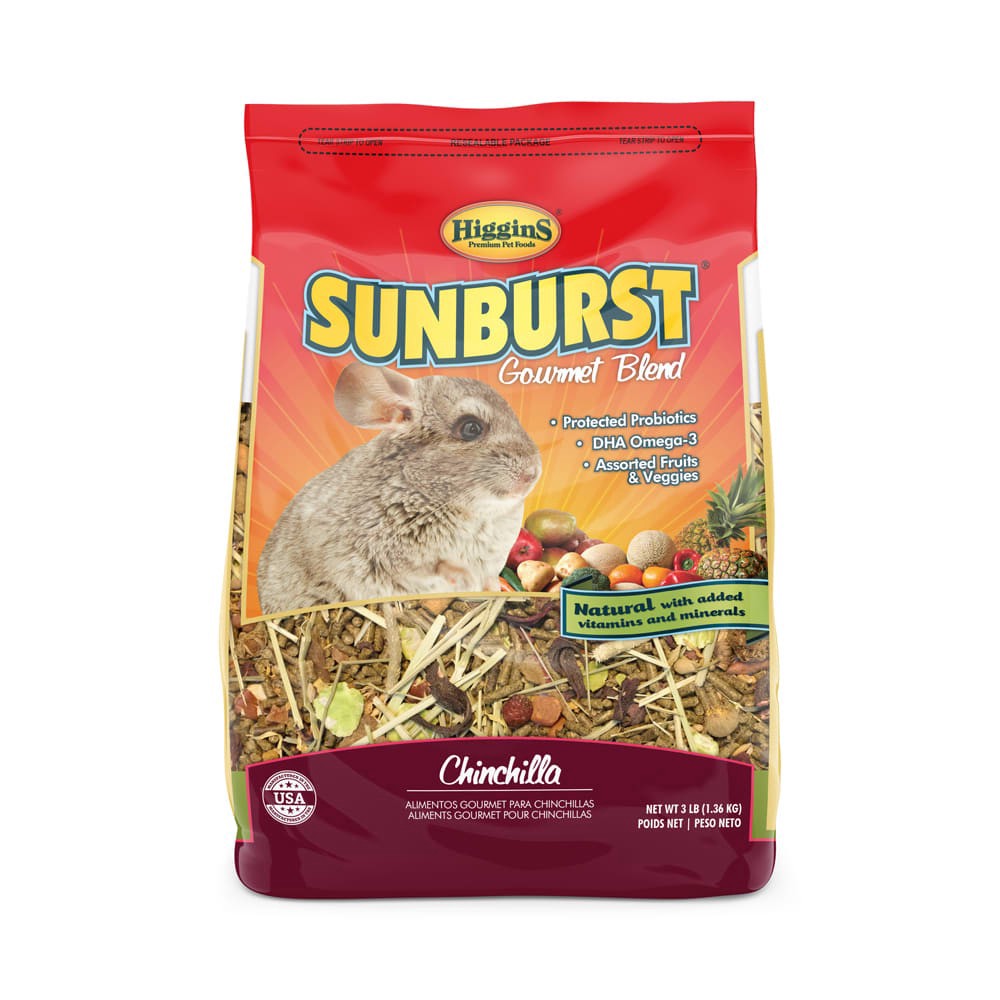 slide 1 of 1, Higgins Sunburst Gourmet Chinchilla Food Mix - 3 lb, 3 lb