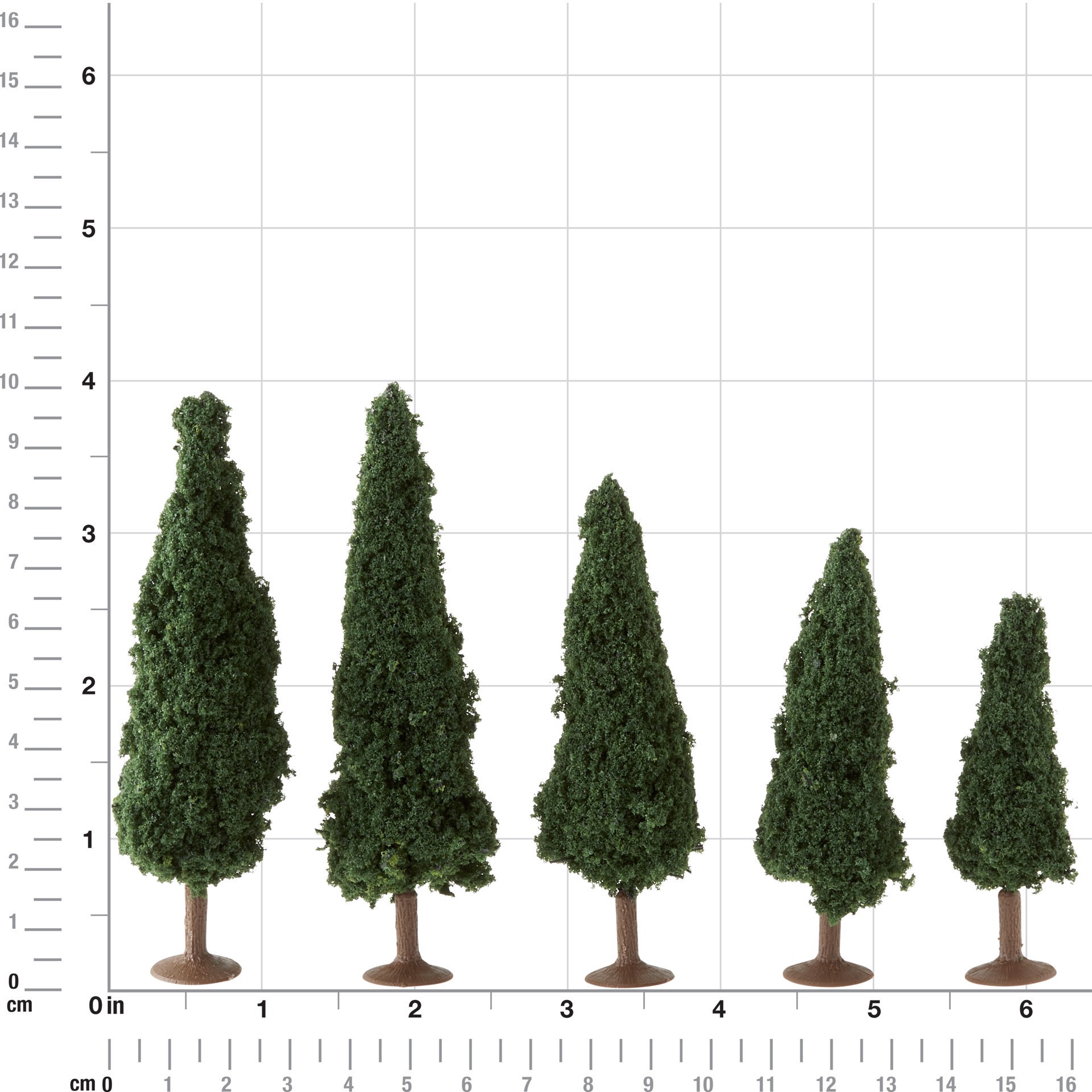 slide 2 of 6, Mini Evergreen Trees By Make Market, 2.5 in - 5 in