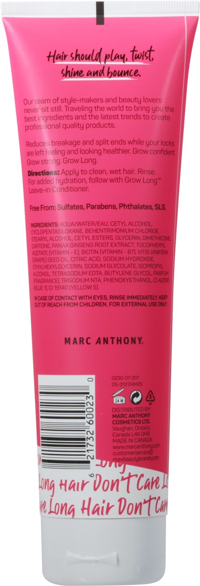 slide 2 of 12, Marc Anthony Grow Long Super Fast Strength Caffeine + Ginseng Conditioner 8.4 fl oz, 8.4 fl oz