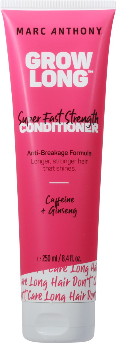 slide 4 of 12, Marc Anthony Grow Long Super Fast Strength Caffeine + Ginseng Conditioner 8.4 fl oz, 8.4 fl oz