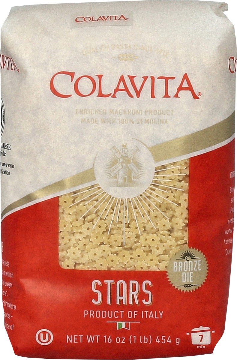 slide 2 of 2, Colavita Stars (Stelle) Pasta, 1 lb