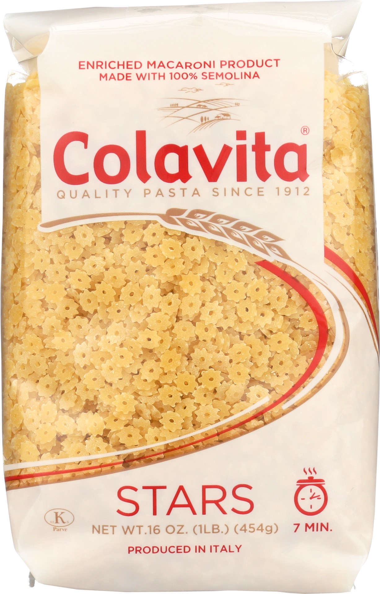 slide 1 of 2, Colavita Stars (Stelle) Pasta, 1 lb