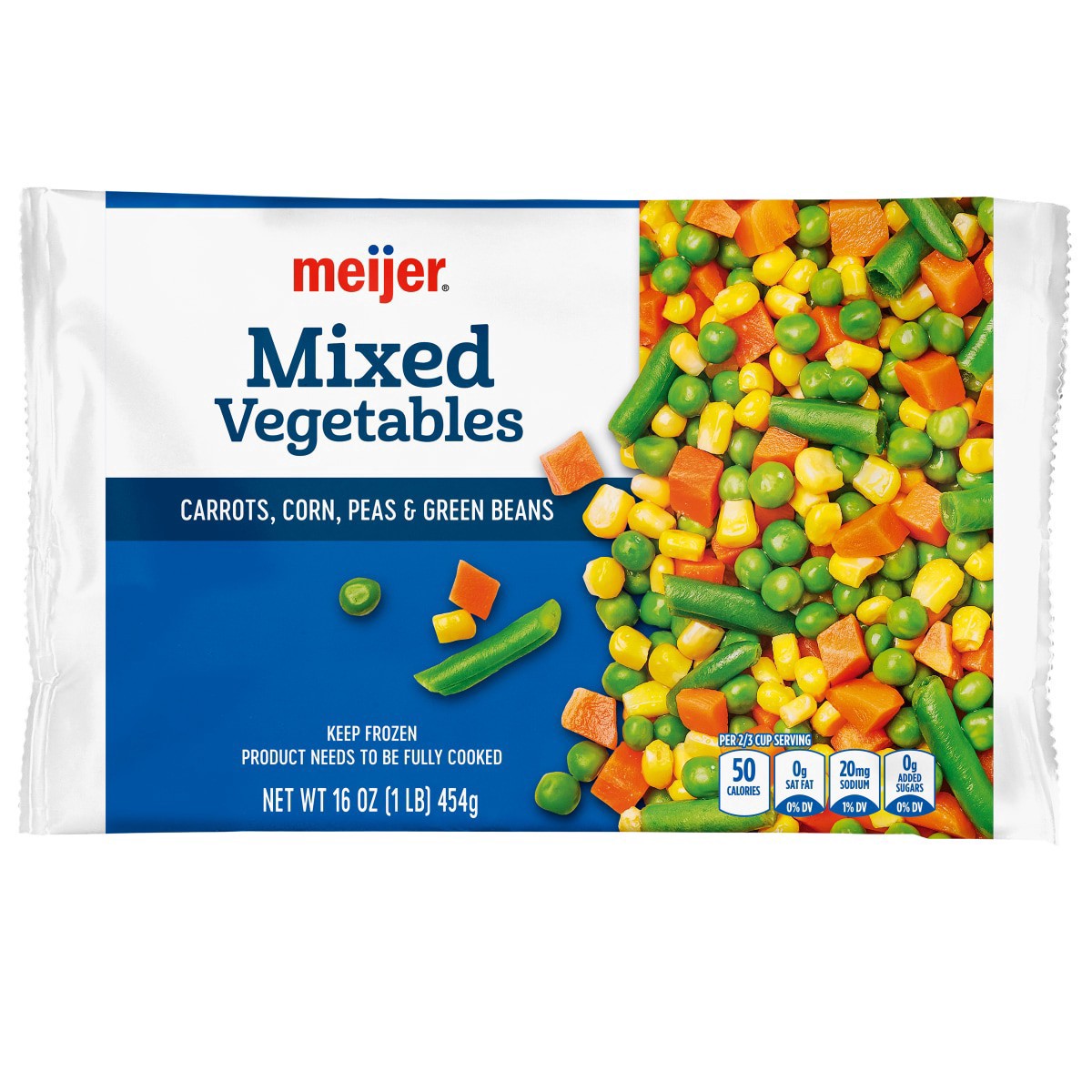 slide 1 of 5, Meijer Frozen Mixed Vegetables, 16 oz