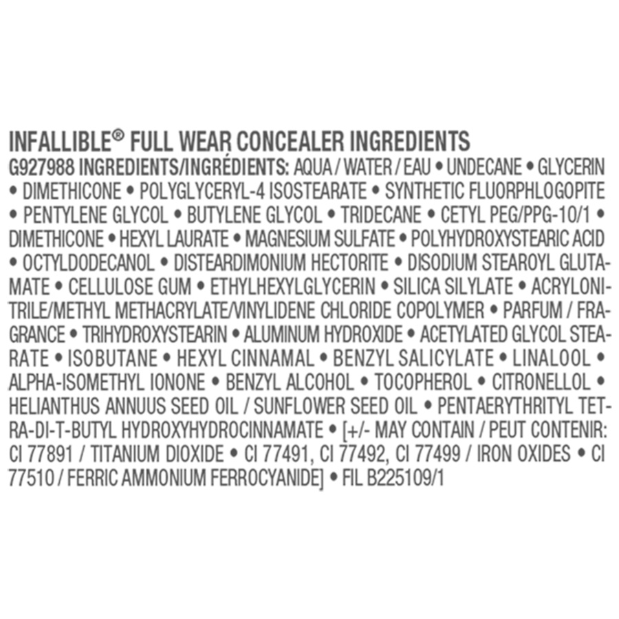 slide 3 of 3, L'Oréal Paris Infallible Full Wear Concealer Waterproof, Full Coverage, Pecan, 0.33 fl oz