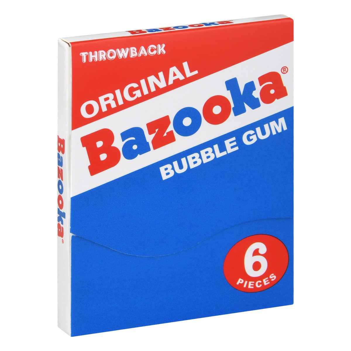 slide 6 of 10, Bazooka Throwback Original Bubble Gum, 6 ct; 1.5 oz