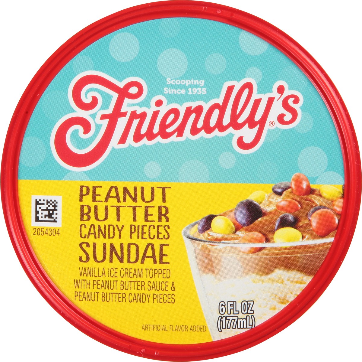 slide 8 of 11, Friendly's Peanut Butter Candy Pieces Sundae 6 fl oz, 6 fl oz