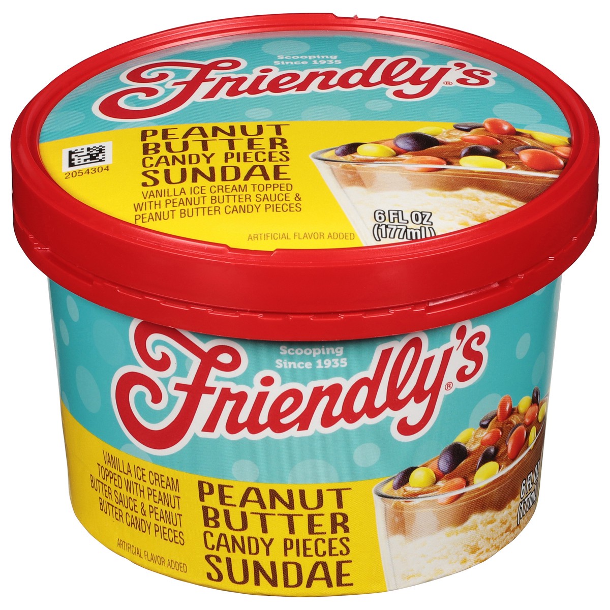 slide 1 of 11, Friendly's Peanut Butter Candy Pieces Sundae 6 fl oz, 6 fl oz