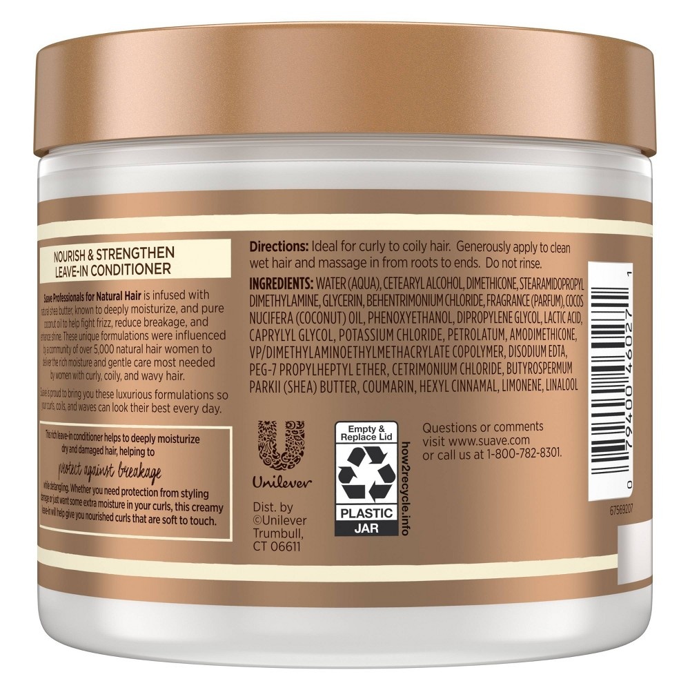 slide 2 of 3, Suave Professionals for Natural Hair Leave-in Conditioner Nourish and Strengthen, 13.5 oz, 13.5 oz