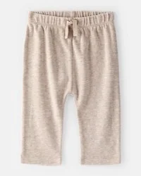 Carter's Baby Boy Pull-On Thermal Pants - Heather Grey Beige 24M