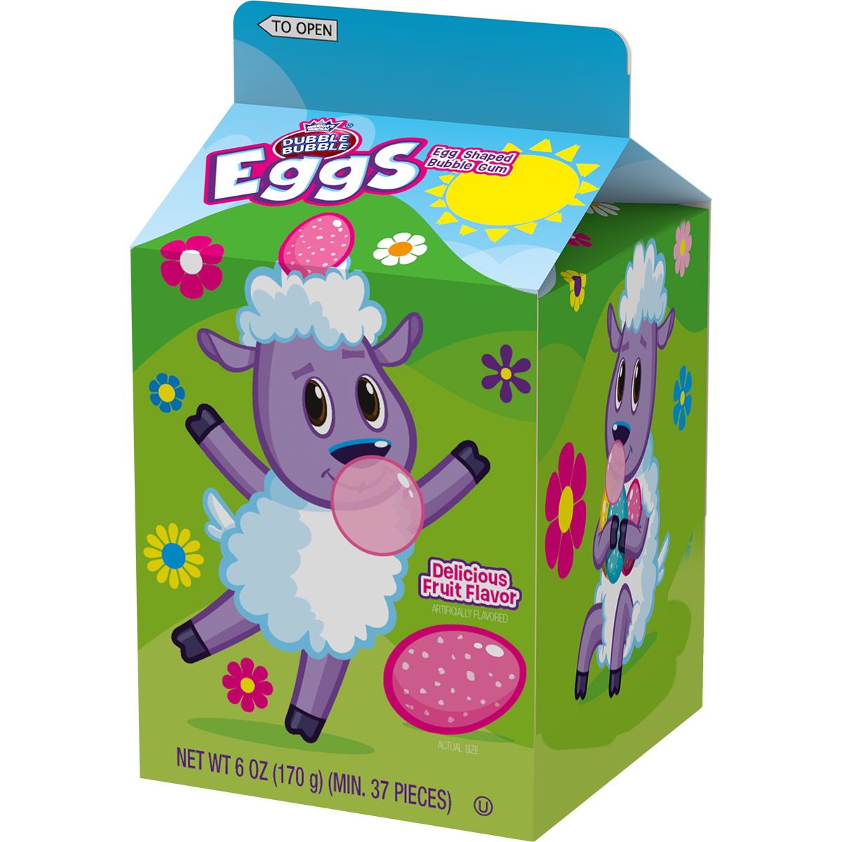 slide 1 of 1, Dubble Bubble Display Ready Case, 6 oz