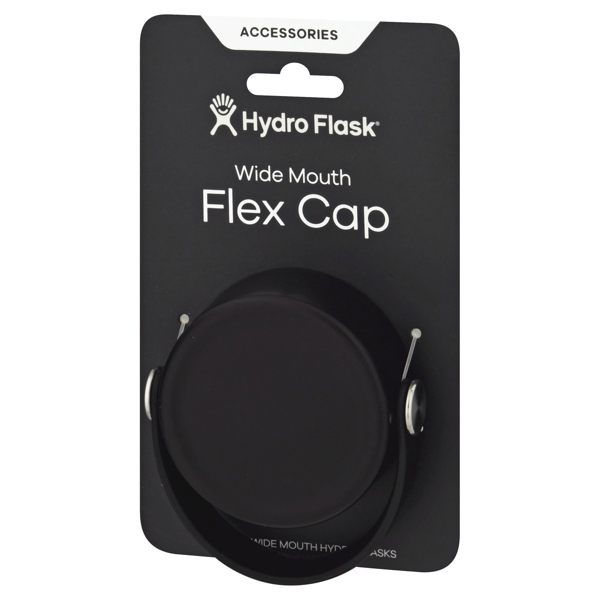 slide 3 of 9, Hydro Flask Wide Mouth Insulated Flex Cap - Black, 1 ct