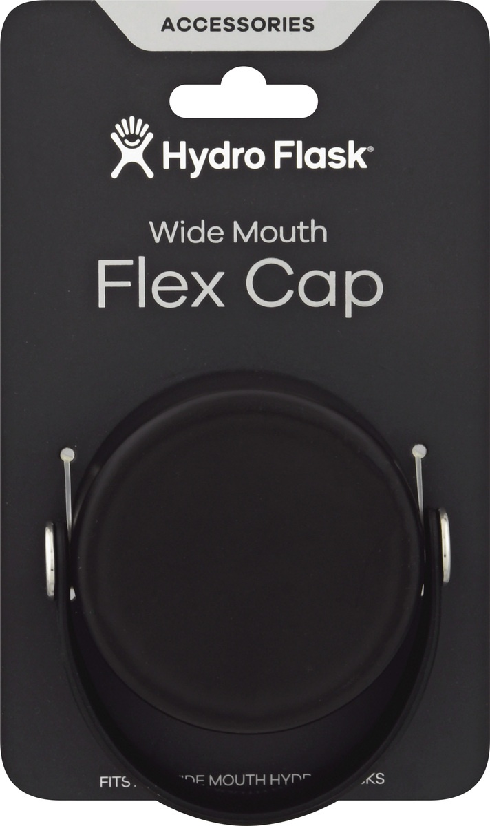 slide 7 of 8, Hydro Flask Cap Wide Mouth Flex Cap, Balck, 1 ct