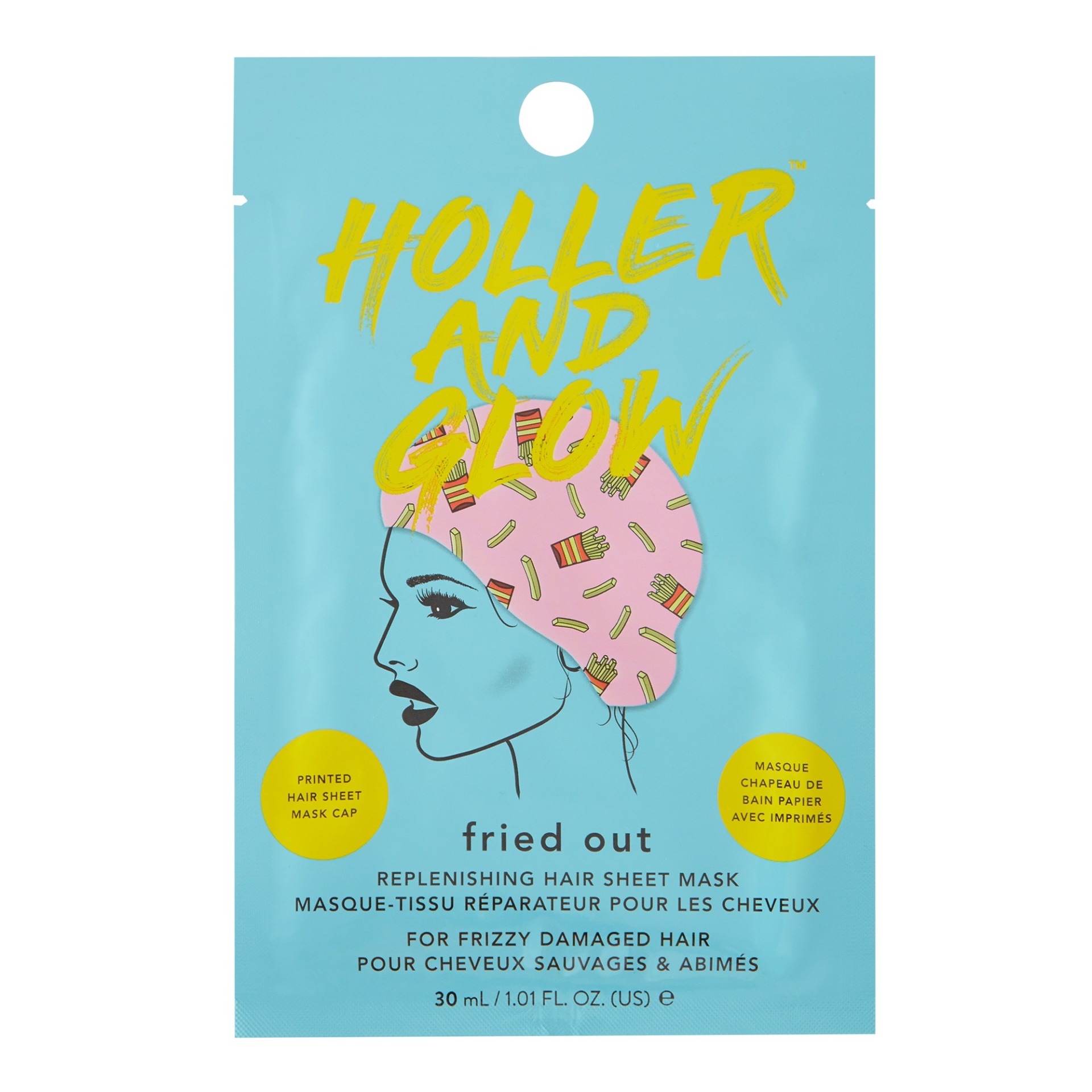 slide 1 of 2, Holler and Glow Fried Out Hair Treatments, 1.01 fl oz