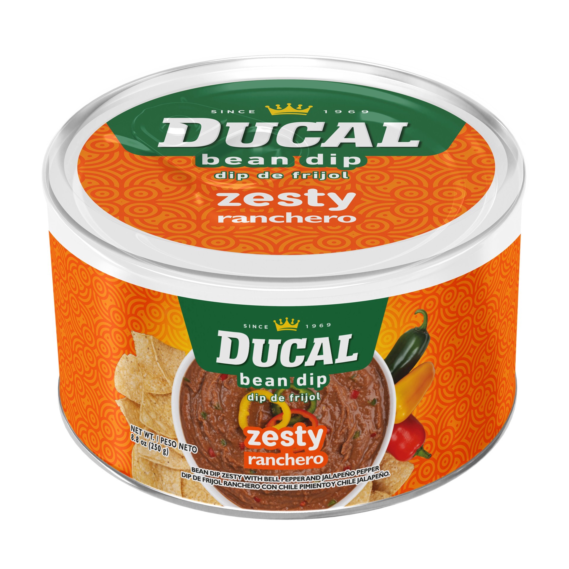 slide 1 of 1, Ducal Zesty Ranchero Bean Dip, 8.8 oz