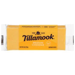 Tillamook Medium Cheddar Cheese Block - 8 oz