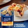 slide 2 of 7, Kraft Deliciously Paired Cheddar & Asadero Shredded Cheese with Taco Seasoning for Tacos, 8 oz Bag, 8 oz