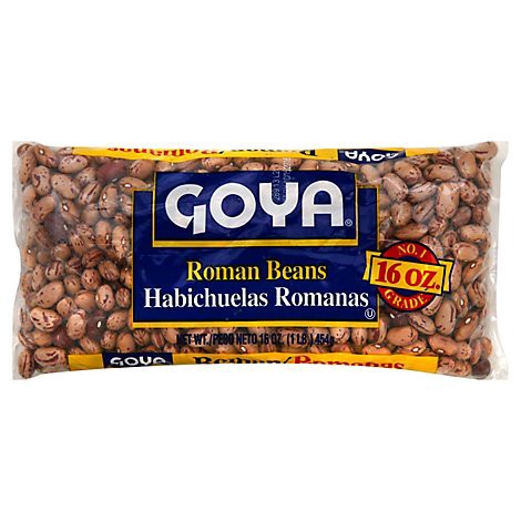 slide 1 of 1, Goya Beans Roman Dried- 16 oz, 16 oz