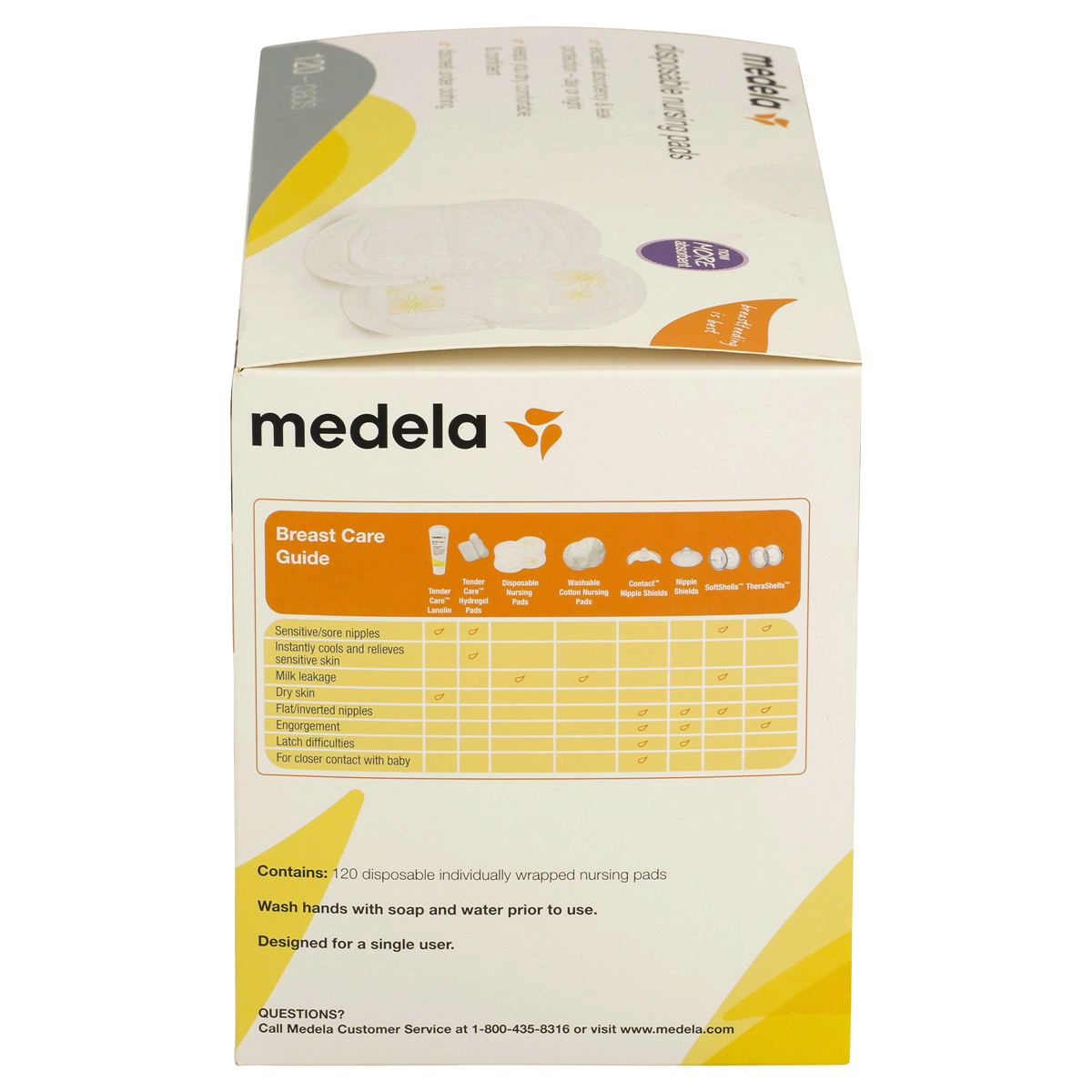 slide 5 of 7, Medela Disposable Nursing Bra Pads, 120 ct