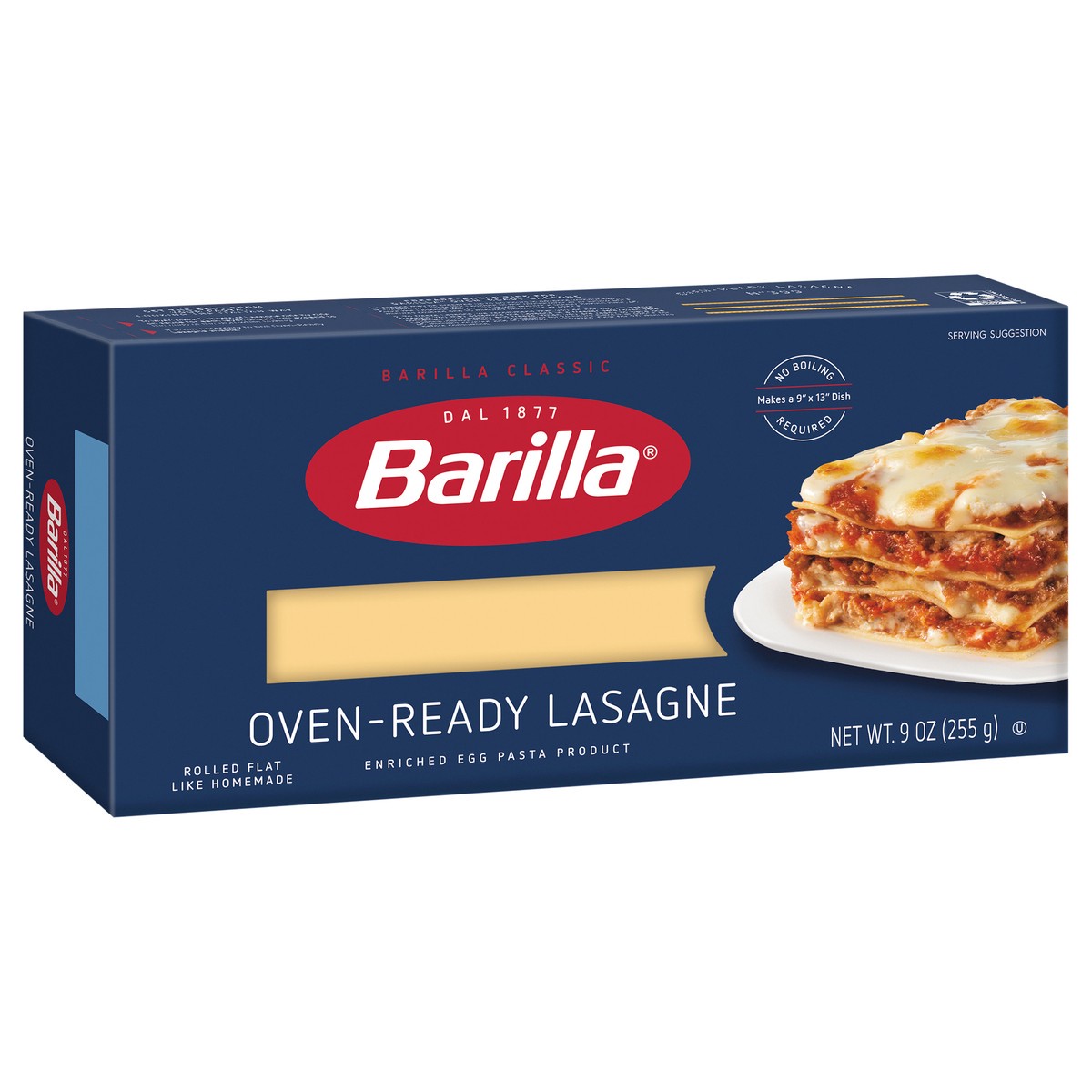 slide 9 of 9, Barilla Oven Ready Lasagne Pasta, 9 oz