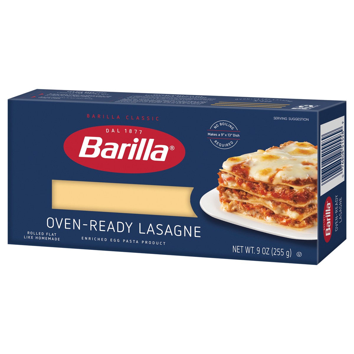 slide 7 of 9, Barilla Oven Ready Lasagne Pasta, 9 oz