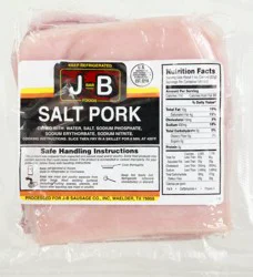 J BAR B FOODS Salt Pork