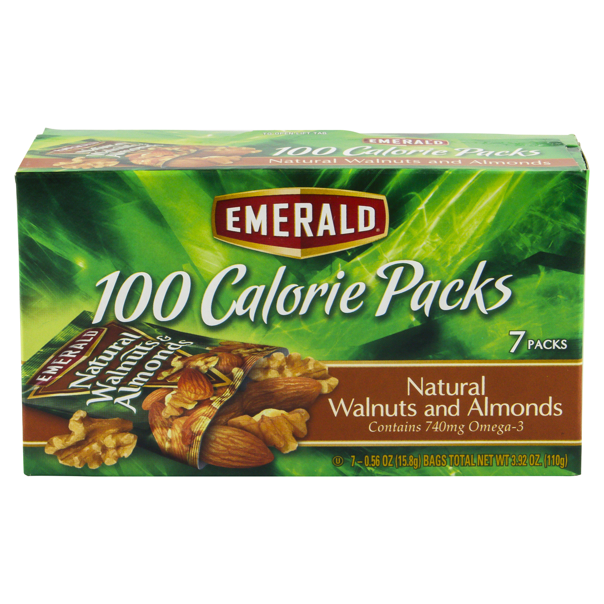 slide 3 of 11, Emerald Natural Almonds & Walnuts 100 Calorie Packs, 7 ct; 0.56 oz
