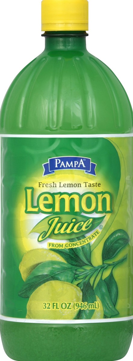 slide 1 of 4, Pampa Lemon Juice - 32 fl oz, 32 fl oz