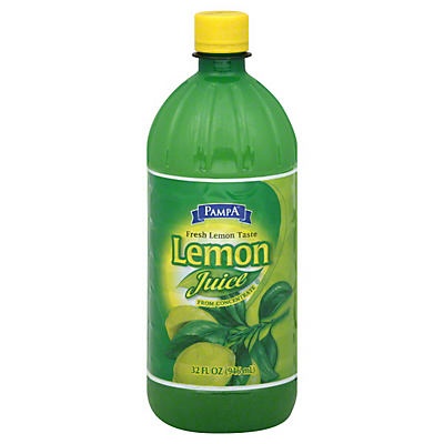 slide 1 of 4, Pampa Lemon Juice, 32 fl oz