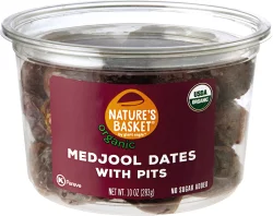 Nature's Basket Organic Medjool Dates With Pits