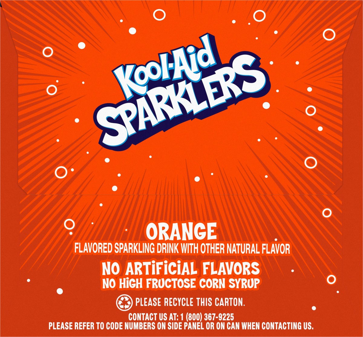 slide 4 of 14, Kool-Aid Sparklers Orange Soda, 6 ct - 7.5 fl oz Cans, 7.5 fl oz