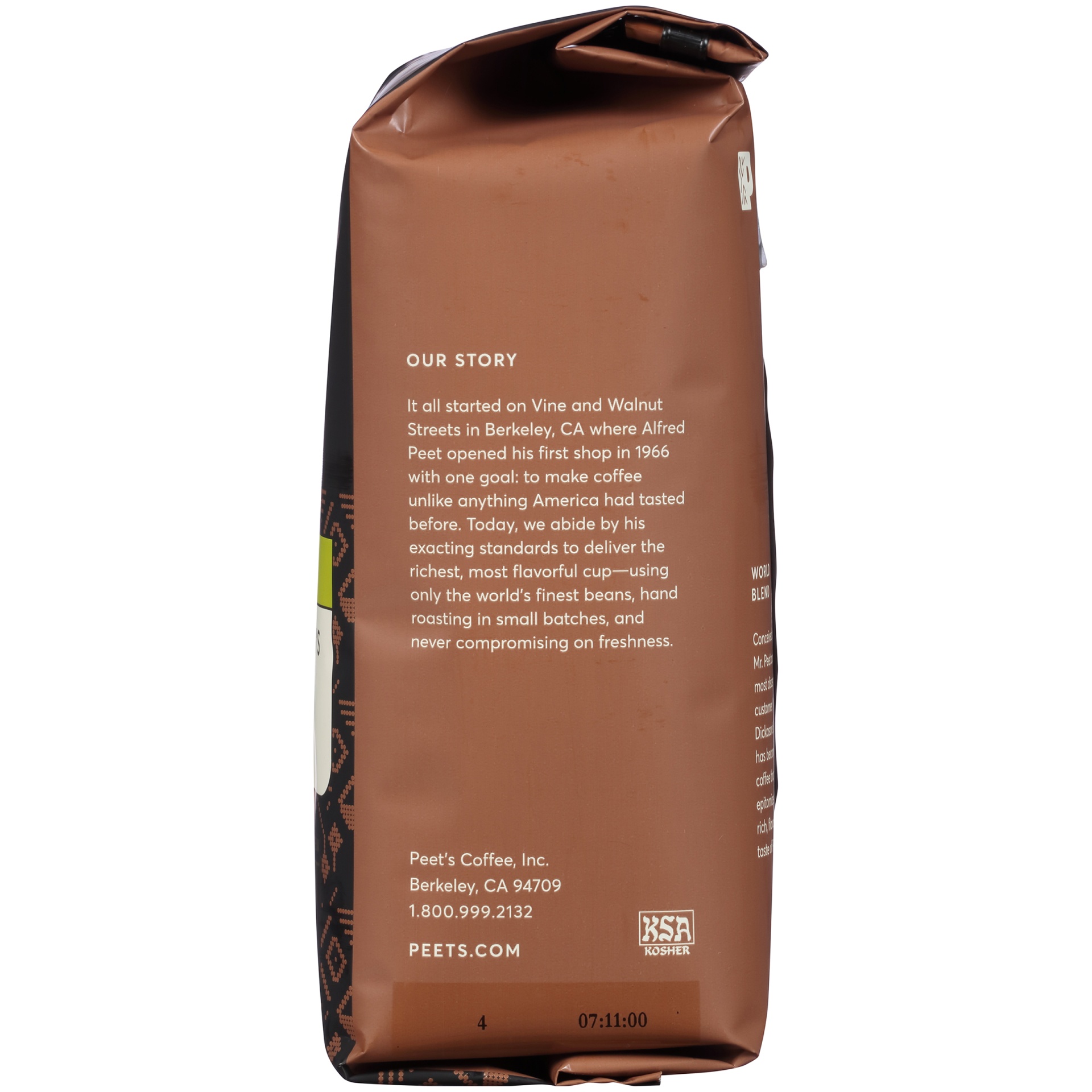 slide 5 of 6, Peet's Coffee Decaf Major Dickason's Blend Dark Roast Ground Coffee, 12 oz