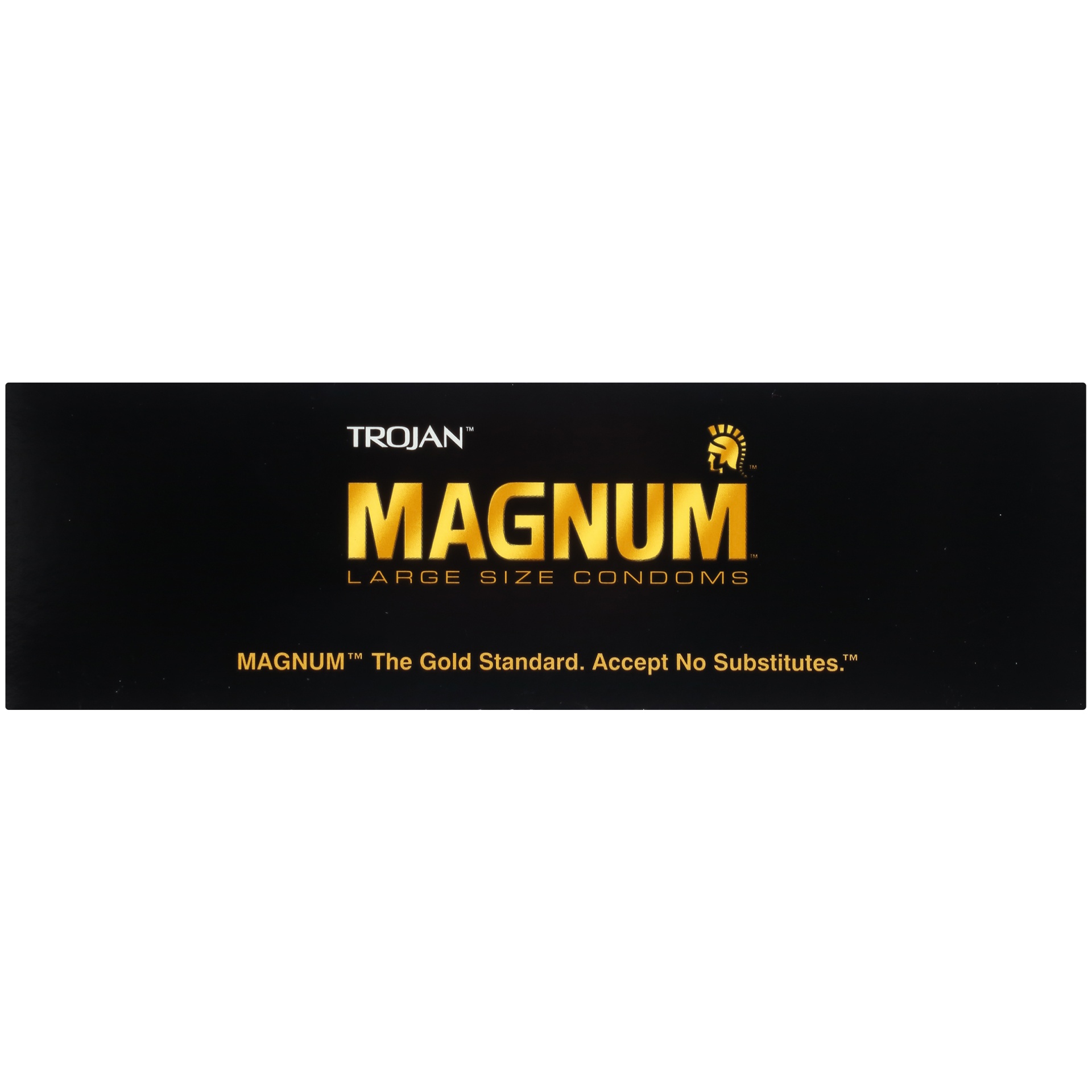 slide 6 of 6, Trojan Magnum Large Size Lubricated Condoms - 12ct, 12 ct