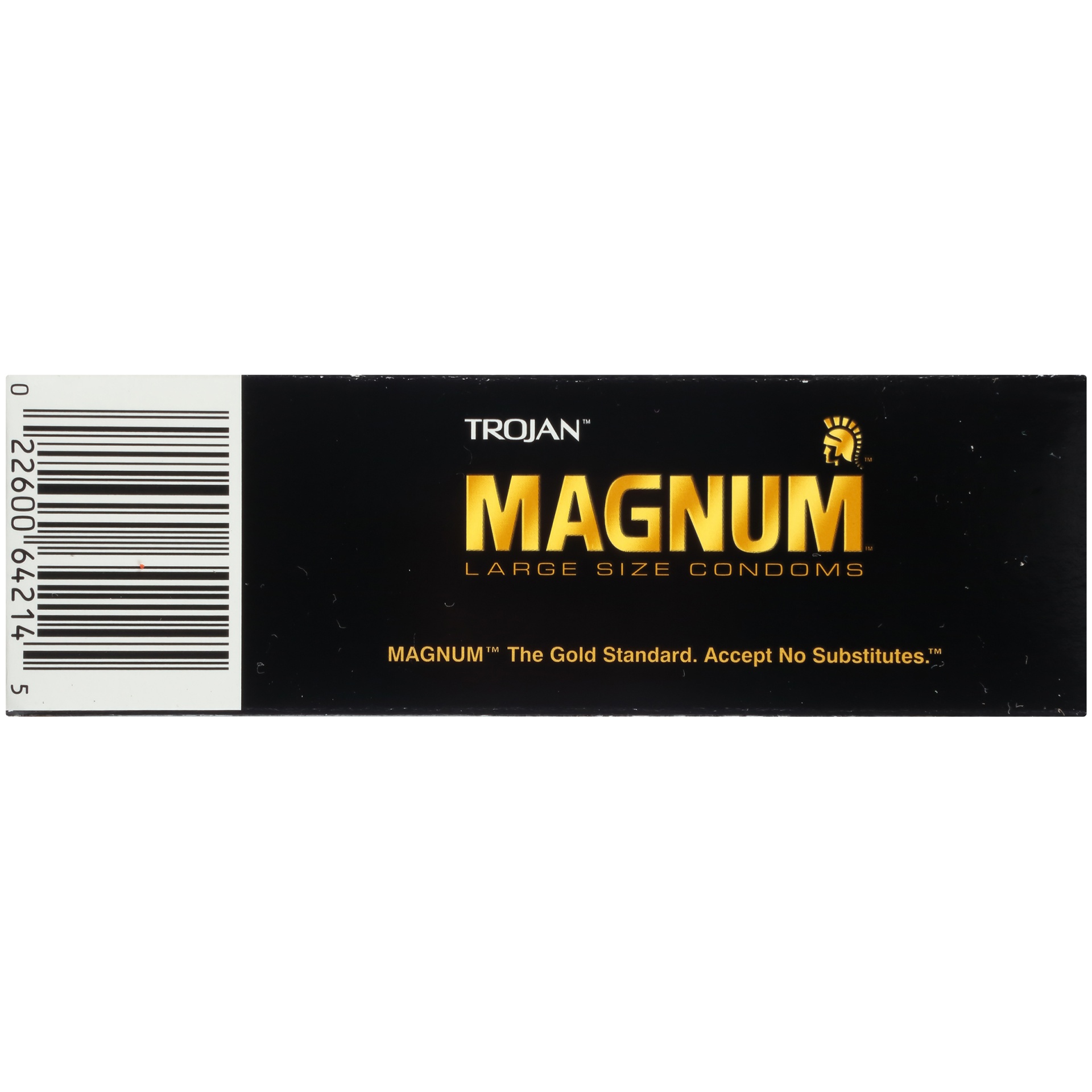 slide 4 of 6, Trojan Magnum Large Size Lubricated Condoms - 12ct, 12 ct