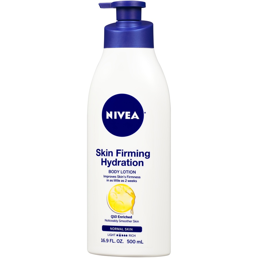 slide 2 of 7, Nivea Skin Firming Hydration Body Lotion, 16.9 fl oz