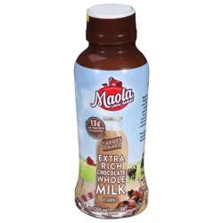 Maola Extra Rich Whole Chocolate Milk 12 fl oz